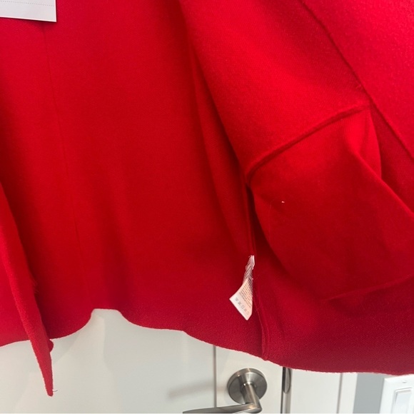 NVLT Red Blazer Classic Knit Suit Jacket - Picture 9 of 9